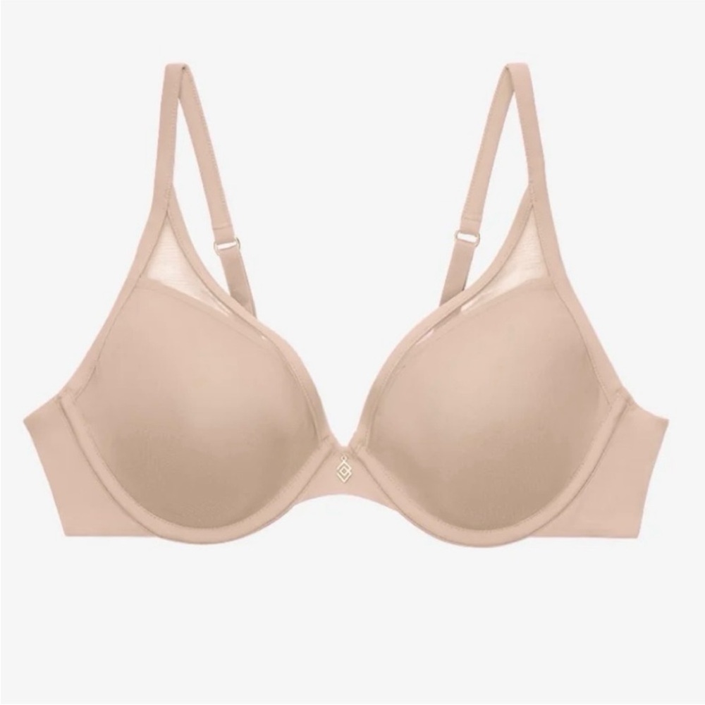 Thirdlove Classic Uplift Plunge Taupe Bra 36D